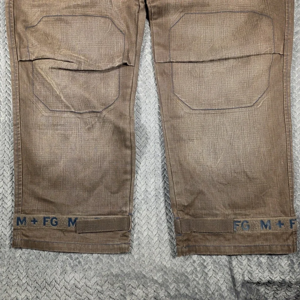 Vintage Y2K Marithe Francois Girbaud Shuttle Tape Cargo Pants Mens 36x34 Brown